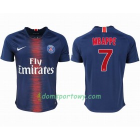 Koszulka Paris Saint-Germain MBAPPE 7 Domowe Koszulki Piłkarskie 2018-2019 Krótki Rękaw